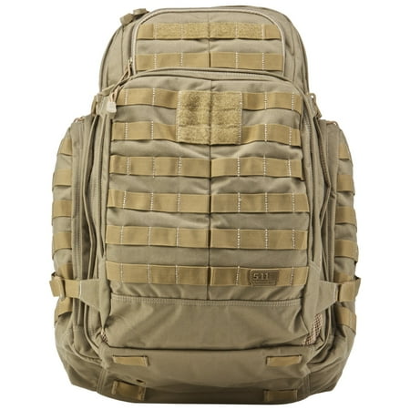 5.11 Work Gear RUSH72 Backpack, Molle Bag Rucksack Pack, 55 Liter, Sandstone, 1 SZ, Style 58602