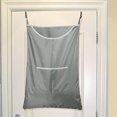 thumbnail image 4 of Bolsa Oxford duradera para la colada, cesta de tela sobre la puerta con ganchos, para baño, almacenamiento, pared, armario, 75x50 cm Xemadio 2035383-3, 4 of 8