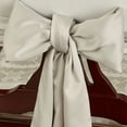 thumbnail image 5 of Evangelina Chair Covers Ivory Set of Two Chair Cover Set 16 x 16 inches, 5 of 5