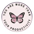 thumbnail image 1 of Broche con forma de mariposa motivacional, aleación «Tú eres más», 3 x 3 cm, 1 of 3