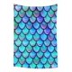 thumbnail image 1 of ABPHQTO Escamas de pescado, azul púrpura, dormitorio, sala de estar, arte, tapiz para colgar en la pared, tamaño 150x228 cm, 1 of 1