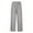 Gray, variant on Odeerbi Women Full Length Pants Trendy 2025 Casual Solid Color Split Mid Waist Loose No Belt Elasticity Wide Leg Long Pants White