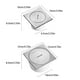 thumbnail image 3 of Drenaje de Piso Naiovety con Tapón para Balcón Acero Inoxidable 10×10cm, 3 of 6