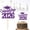 Purple, variant on Clearance Event & Party under $1,Class Of 2026 Glitter Congratulations Cake Topper Congrats Grad Decorations For High School College Senior Graduation Celebration Decor And