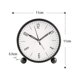 thumbnail image 5 of Reloj despertador redondo que no hace tictac, funciona con pilas y funciona con luz., 5 of 5