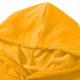thumbnail image 4 of UAMVSH Men Plus Size Long Sleeve Hooded Sweatshirts Loose Fit Drawstring Hoodie with Pockets Basic Plain Pullover Tops(5X-Large,Yellow), 4 of 6
