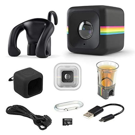 Polaroid Cube Act II – HD 1080p Mountable Weather-Resistant Lifestyle Action Video Camera & 6MP Still Camera w/Image Stabilization, Sound Recording, Low Light Capability & Other Updated (Best Image Stabilization Camcorder)