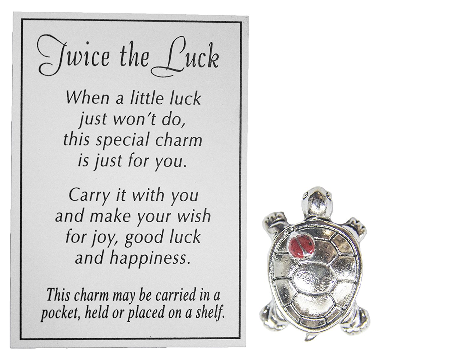 Twice The Luck Good Luck Pocket Charm Turtle Double Your Luck With This Unique Good Luck Charm By Ganz Walmart Com