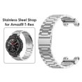thumbnail image 1 of Correa de reloj de acero inoxidable para Amazfit T-Rex Pro/Amazfit T-Rex (Plata), 1 of 5