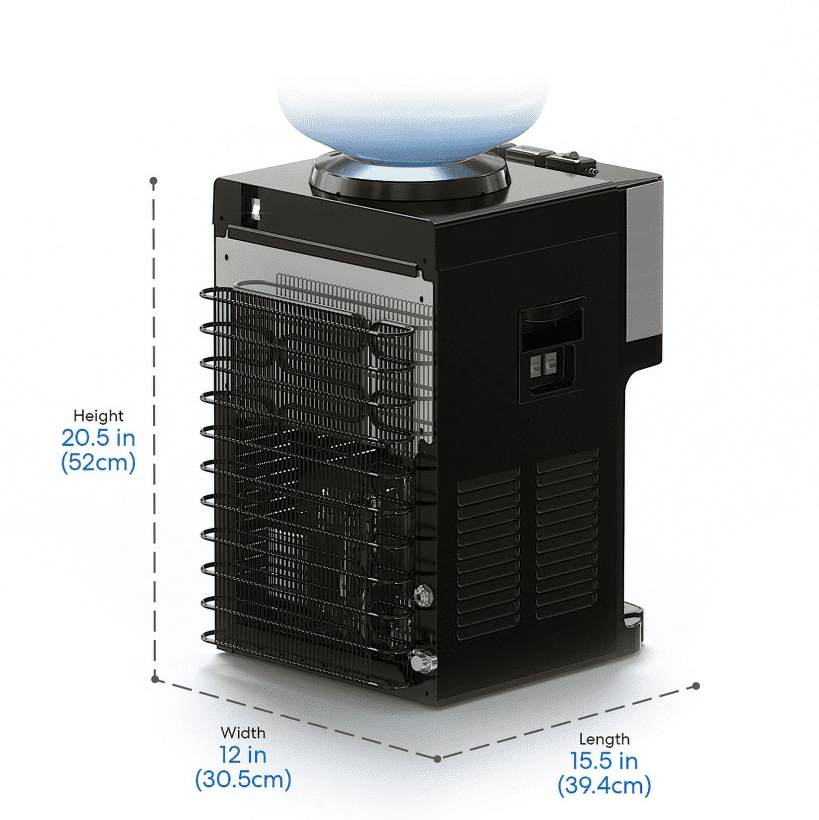 Brio Limited Edition Top Loading Countertop Water Cooler Dispenser Hot Cold and Room Temperature