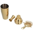 thumbnail image 4 of Bar Tool Kit, Durable 750ml Cocktail Shaker Set Leakproof  For Bar For Bartender For Party Golden Set, 4 of 8