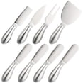 thumbnail image 1 of SURJDE 8 Pieces Cheese Tool Set, Stainless Steel Cheese Knives Collection, 1 of 7
