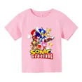 thumbnail image 3 of Nueva camiseta de dibujos animados linda de verano para niños, Sonic 2, camiseta estampada de manga corta para niñas, camiseta de algodón Sonic de manga corta, 3 of 5