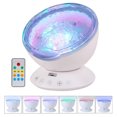 thumbnail image 3 of Baby Night Ocean Wave Projector LED Remote Control Undersea Projector Lamp,7 Color Changing Music Player Night Light Projector for Kids Adults Bedroom Living Room Decoration, 3 of 8