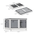 thumbnail image 2 of Pouseayar Collapsible Storage Bins 3 Pack 18 Gal Each- Plastic Stackable Storage, 2 of 9