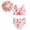 Pink, variant on LYHao Summer Toddler Girls Cartoon Printed Reversible Three Piece Swimwear Swimsuit Bikini,2 Piece Swimsuit 6-12 Months Pink