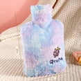 thumbnail image 3 of facefd Cute Gradient Fruit Design Hot Water Bag Double Layer Anti-Scalding Texture for Keeping Warm in Winter, 3 of 7