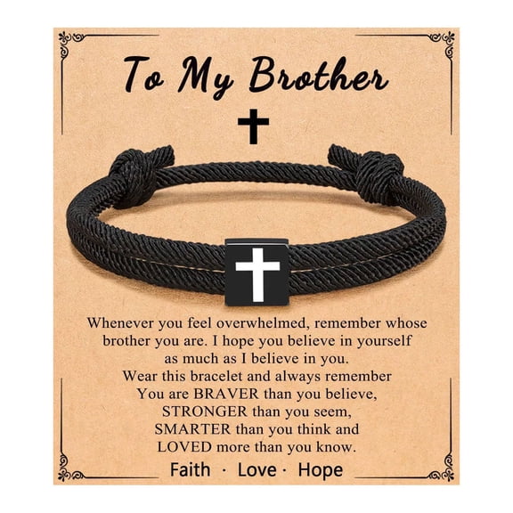 ZHENFA Clearance Bracelet Custom Message Card Bracelet for Loved Ones Memorial (for /Grandson/ Etc.)