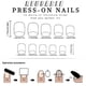thumbnail image 4 of Uñas Postizas onlyliua Paquete de 24 Cortas Navideñas con Pegamento para Uñas, 4 of 7