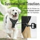 thumbnail image 4 of Negro - Arnés antitirones para perros, arnés reflectante ajustable, fácil de poner para perros, con arnés frontal con clip, adecuado para perros medianos y grandes (talla L, se adapta a gatos de 33 a, 4 of 5
