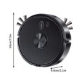 thumbnail image 3 of Intelligent Sweeping Robot - 3-in-1 Vacuum Mop, Smart Navigation, USB Rechargeable, Low Noise (Black), 3 of 5