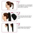 thumbnail image 5 of SHCKE Claw/Jaw Clip Ponytail Extension 21Inch Long Straight Pony Tail Extensions Synthetic Ponytail Hair Piece for Women Girl Natural Black, 5 of 5