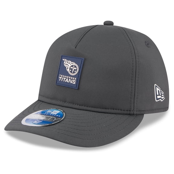Men's New Era Charcoal Tennessee Titans 2025 Sideline Cold Weather Retro Crown 59FIFTY Fitted Hat
