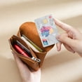 thumbnail image 2 of Simple Women's Genuine Leather Coin Purse Multi-function Card Holder Women's Large Capacity Small Jewelry Coin Soft Leather Small Wallet, 2 of 6