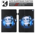 thumbnail image 2 of Dteck Case for Kindle Fire 7 12th Generation 2022 Auto Wake Sleep Stylish Pattern Folio Flip Stand Case with Card Slots,Music Panda, 2 of 5