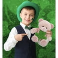 thumbnail image 6 of DolliBu Baby Pink Bear Stuffed Animal with Green Plush Shamrock, Cute Green Shamrock Plush, Fun St Patricks Day Stuffed Animal Bear, Good Luck St Patricks Day Toys for Kids, Baby - 8 Inches, 6 of 6
