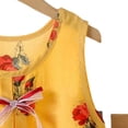 thumbnail image 4 of Zpanxa Ensembles pour Tout-Petites Filles Imprimé Camisole Robe Sans Manches et Shorts Floral Ensemble 2 Pcs 4-5 Ans, 4 of 4
