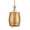 6cm, variant on Rustic Decorative Cow Bells, Christmas Bell, Shabby Chic Vintage Harmony Cowbell, Brass Coated Country Jute Rope Hanging Gold Bells (Diameter 6cm)