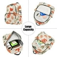 thumbnail image 5 of FORMRS Mini Backpack Purse for Women Travel Daypack Casual Shoulder Bag, Red Autumn Leaves, 5 of 7