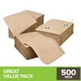 thumbnail image 2 of Brown Napkins Disposable, Paper Napkins Everyday 500 Count, Compostable, Biodegradable, Eco-Friendly, Tan Napkins Bulk for Commercial Restaurants, Dinner Parties, Crafts, 2 of 7