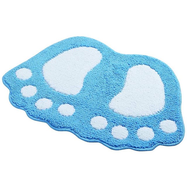 Cute Foot Pads Soft Microfiber Bathroom Rug Non Slip Doormat Cute Large Doormat Absorbent Carpet for Bedroom Kitchen Carpet