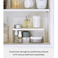 thumbnail image 3 of Yamazaki Home Medicine Cabinet Riser [Set of 2], White, Steel, Supports 4.4 pounds, 3 of 7