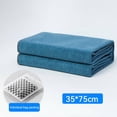 thumbnail image 2 of Chamois Leather + Coral Fleece Car Drying Towel Shammy Cleaning Cloth Absorbent 35*75Cm, 2 of 8