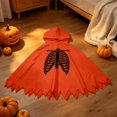 thumbnail image 2 of Zylarhe Girls Halloween Jumpsuits Dance Stage Performance Party Outfit Playful Home Wear for Toddlers Orange 6-7 Years, 2 of 7