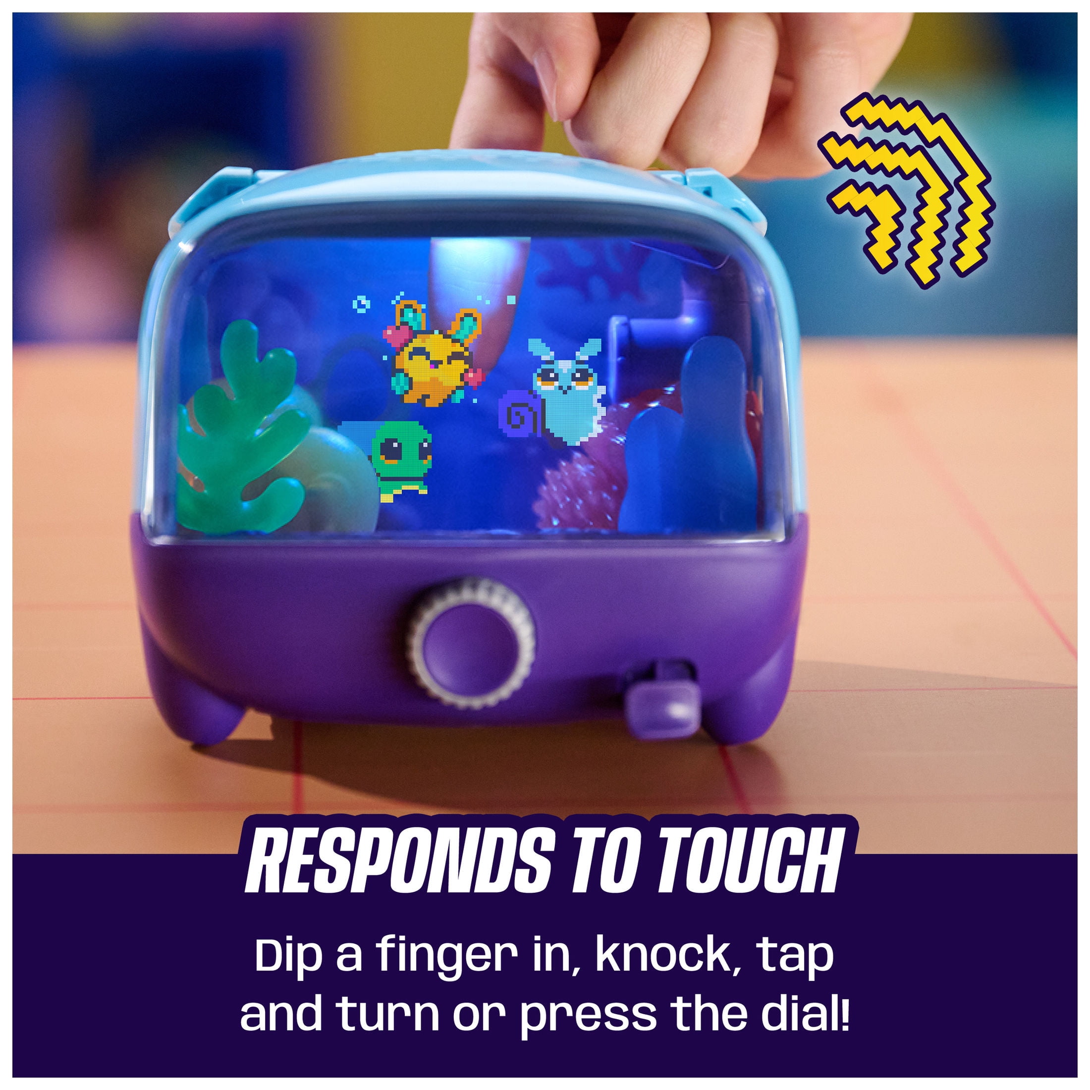 Bitzee, Interactive Aquarium Tank with 30 Digital Pets, Reacts to Touch