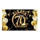 thumbnail image 1 of Banner de fondo de feliz cumpleaños Wosthever Kits de decoración para fiestas 70 años HA002690-08, 1 of 6