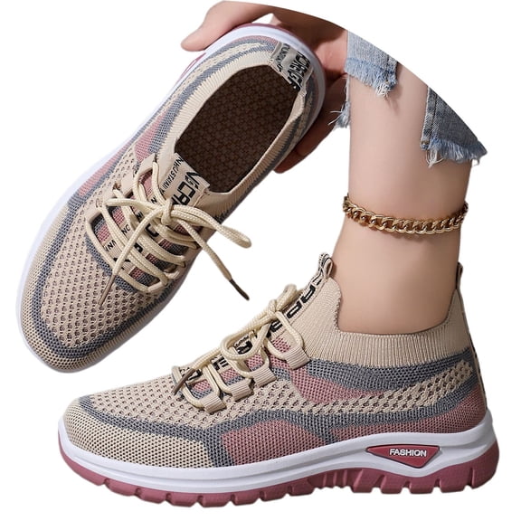 CHENge Women Running Shoes Size 7 Lightweight Casual on Low Top Basketball Shoes for Women Gym Athletic Tennis Sneakers Breathable Mesh Shoes