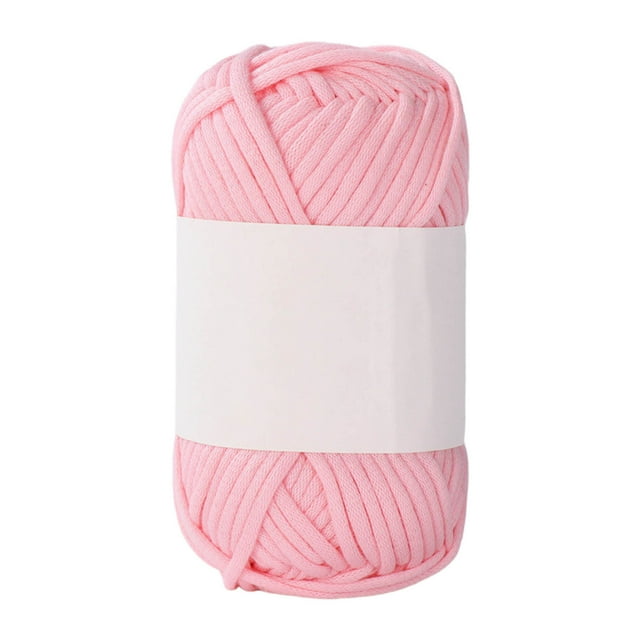 WLOELOEW Colorful Hand Knitting Yarn Milk Cotton Soft Baby Wool Crochet Thread 50G Skein Pink For Diy Craft Project F