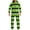 Green Stripes, variant on Psesaysky One Pieces Hooded Pajamas for Women Men Onesie Pajamas Zipper Drawstring Jumpsuit Fall Maple Leaves Print Halloween Costumes for Cosplay Party, Size L