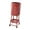 Red, variant on CarpNettore Trash Can with Wheels Household Garbage Bin for Living Room Bathroom Bedroom Green