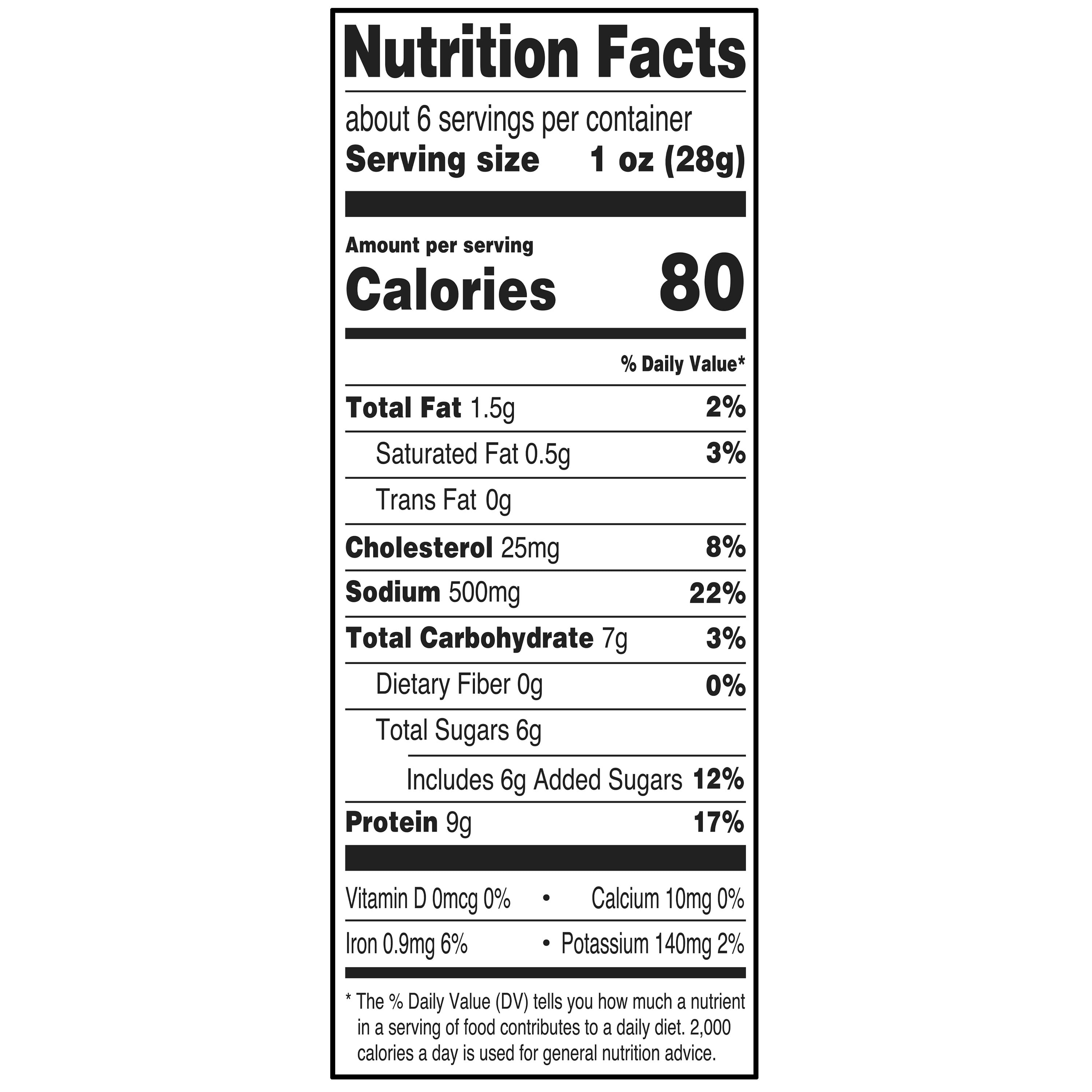 Great Value Peppered Beef Jerky, 5.85 oz