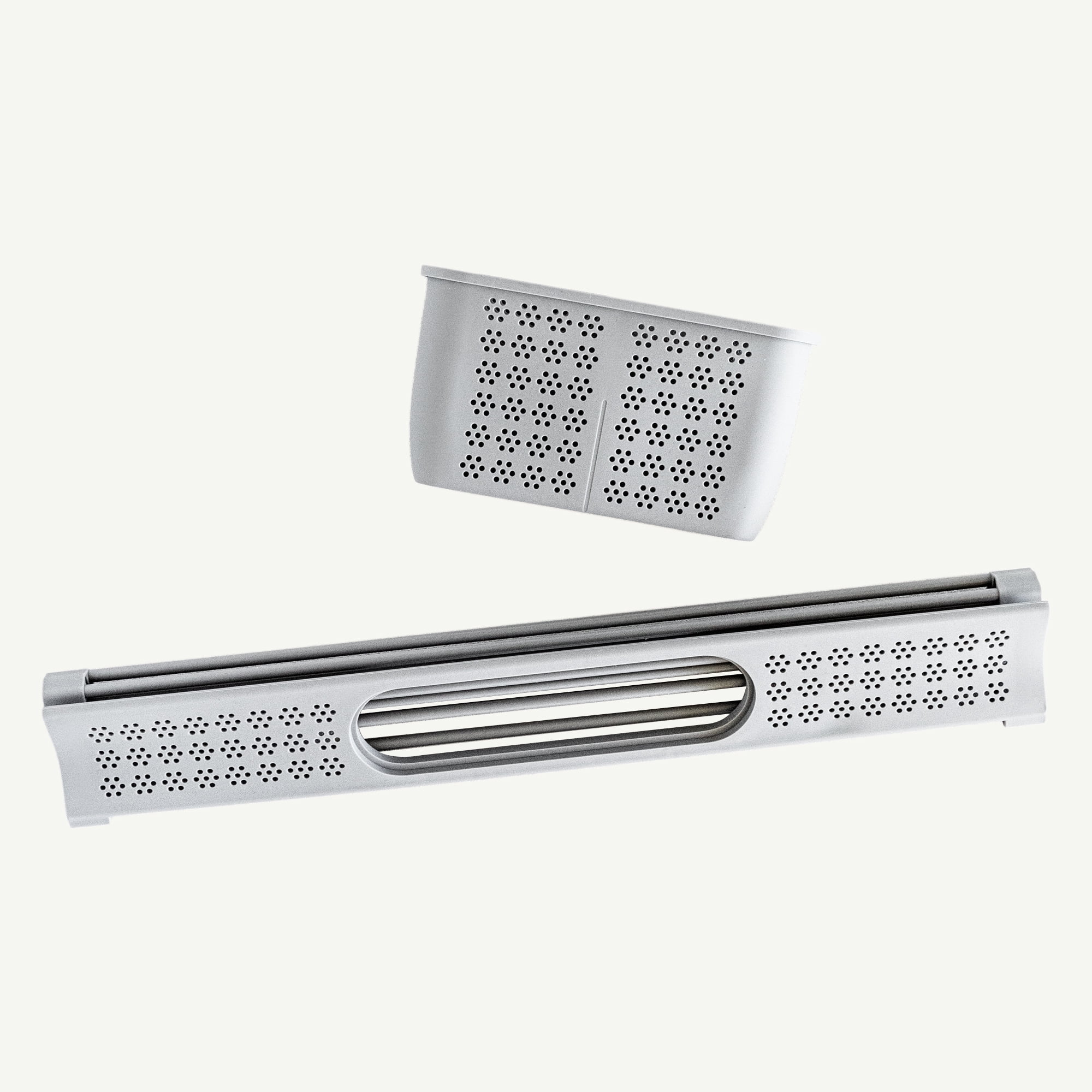 over&back Silicone Sink Drying Rack with Caddy - Foldable Kitchen Countertop Organizer - Fits Sponges, Rags, Dishes, and More