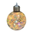 thumbnail image 1 of Christmas Tree Decorations Luminous Multicolor Painted Transparent Round Ball Pendant with Button Cell Power 10 cm Diameter, 1 of 6