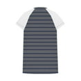 thumbnail image 3 of fatyb Débardeurs Rayés Femmes Dentelle Sans Manches T-Shirts Col Rond Tunique Décontractée Blouses d'Été Amples, 3 of 5