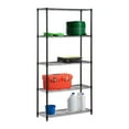 thumbnail image 6 of Honey-Can-Do 5-Shelf Steel Adjustable Storage Shelves, Black, Holds up to 350 lb per Shelf, 6 of 6