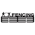 thumbnail image 2 of QualitChoice Medals Display Holder Fencing Medals Display Display Iron table Hanger Rack tennis Medals fencing Length 40cm, 2 of 6